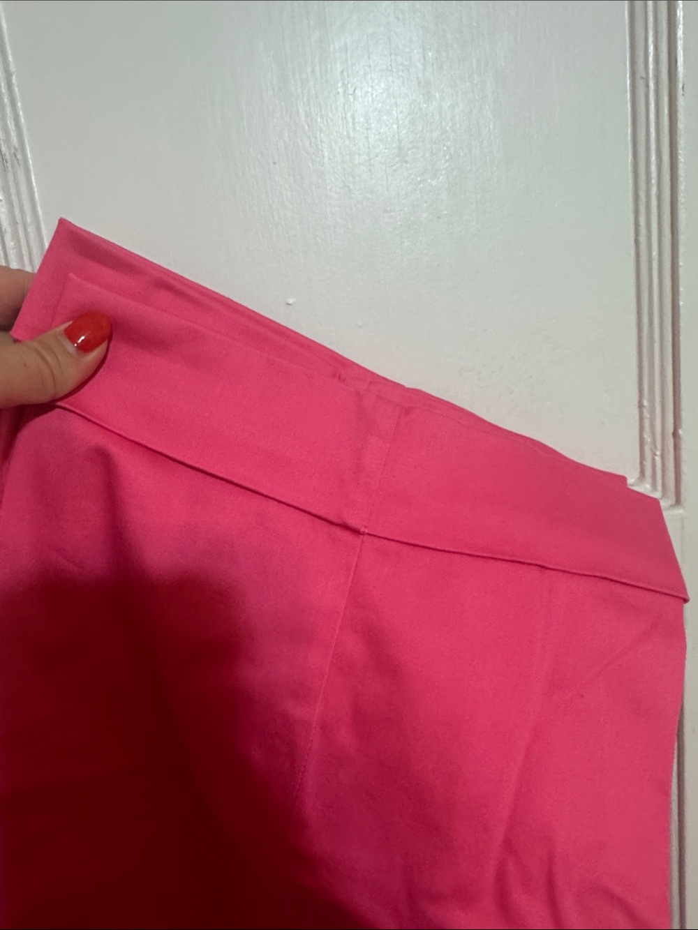 david brooks Hot Pink Wide-Leg Pants - Picture 4 of 5